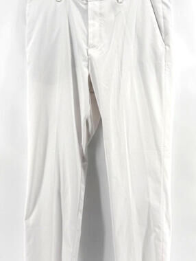 Ashworth Men's White Polyester Golf Pants 35W" X 30L"